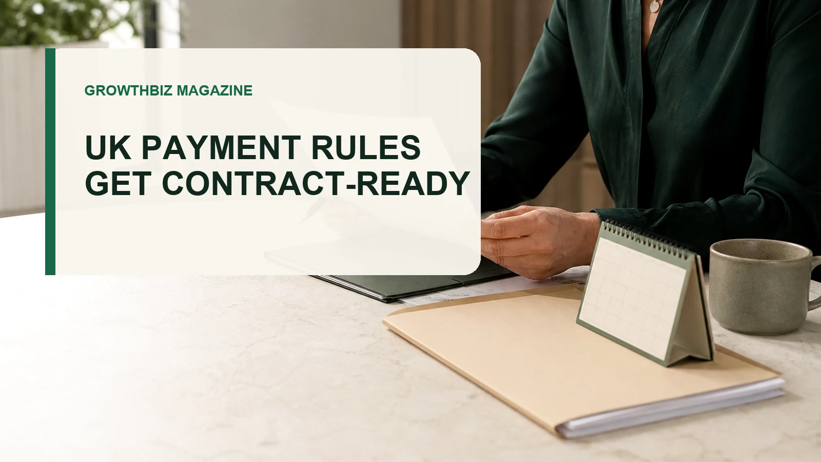 GrowthBiz Magazine contract-readiness guide for proposed UK commercial payment rules